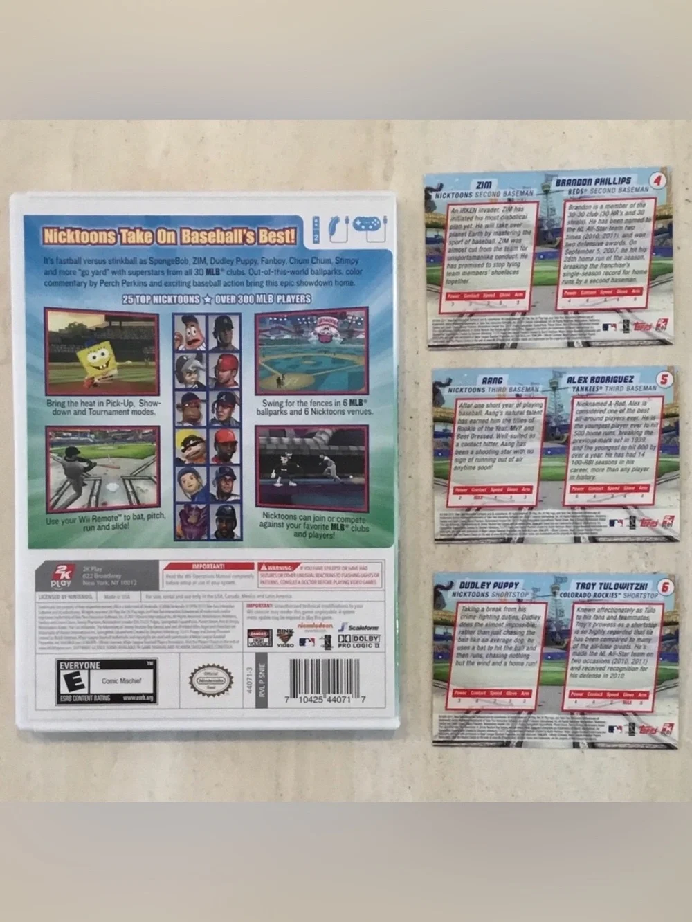 Nintendo nicktoons mlb